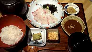 鯛茶漬けコース
